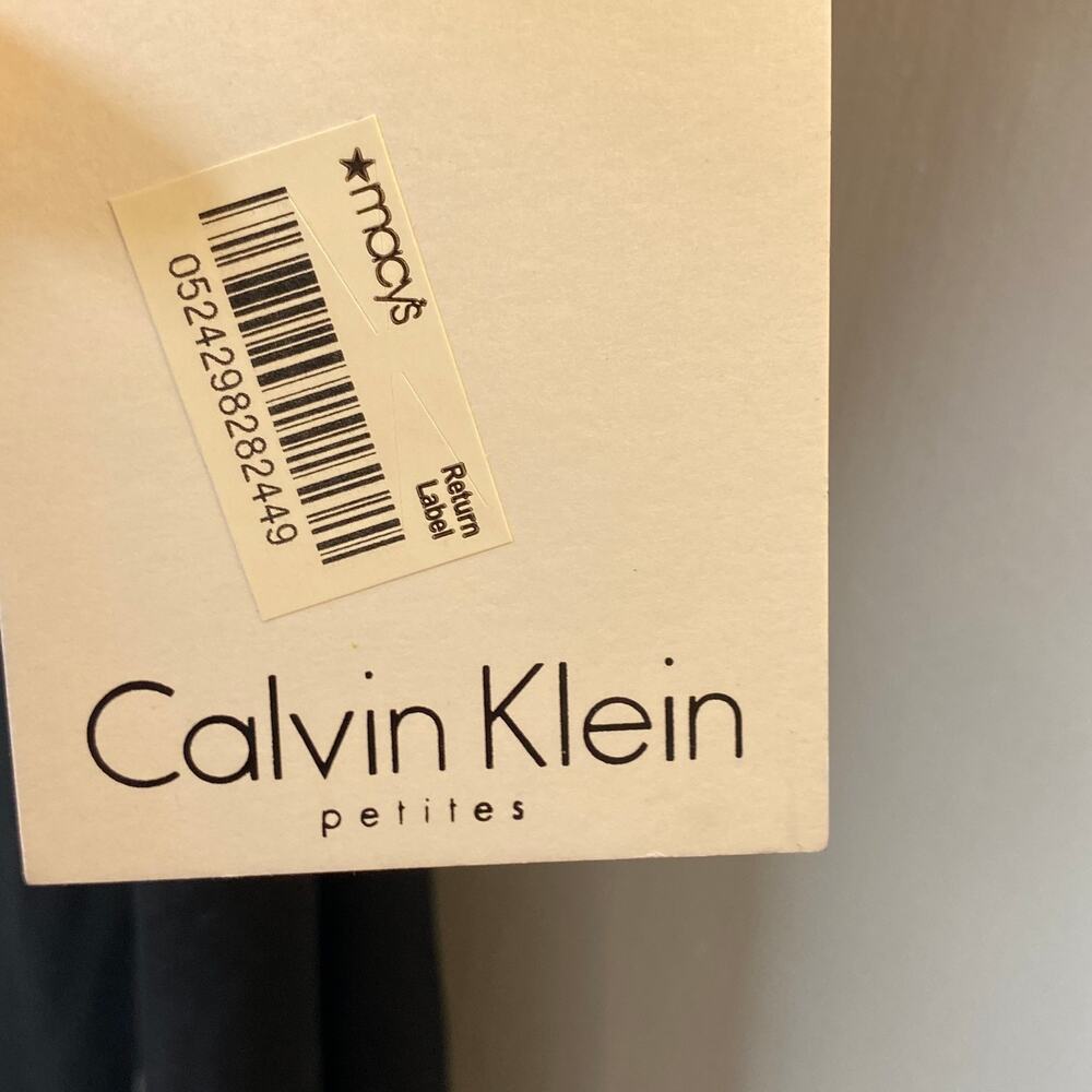 Calvin Klein Black Silver Studded Bodycon Mini Dress Women's 8 Petite 8P NEW - Picture 12 of 12